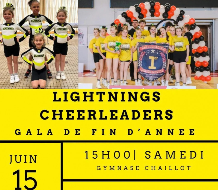 Gala des Lightnings Cheerleaders